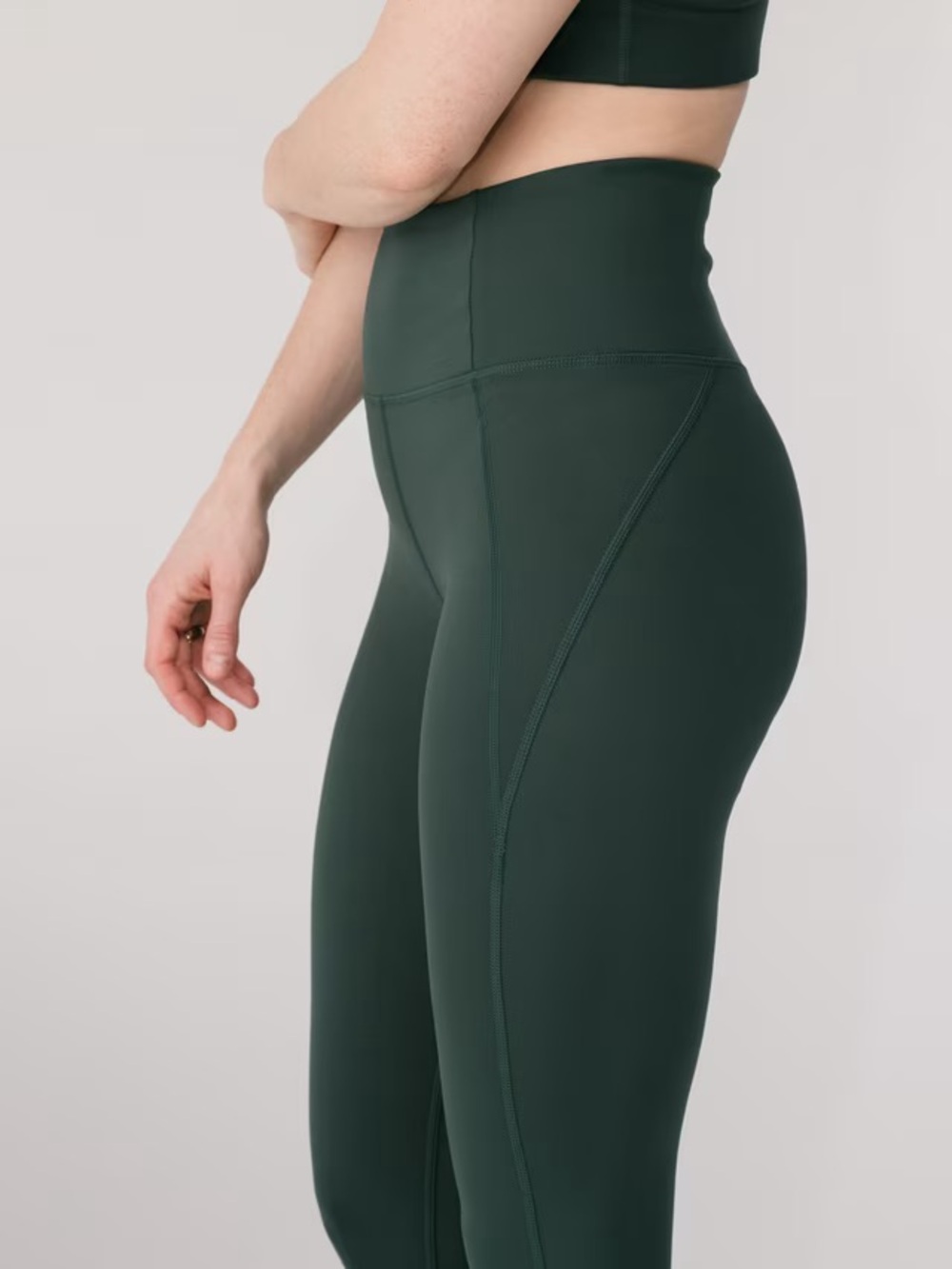girlfriend collective - Dark Green Compressive High-Rise Legging